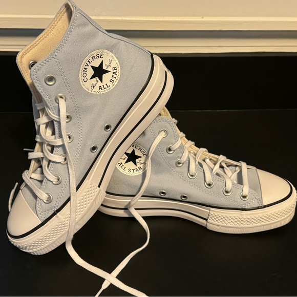 Converse Shoes - Converse All Star High Top Sneakers - Light Blue